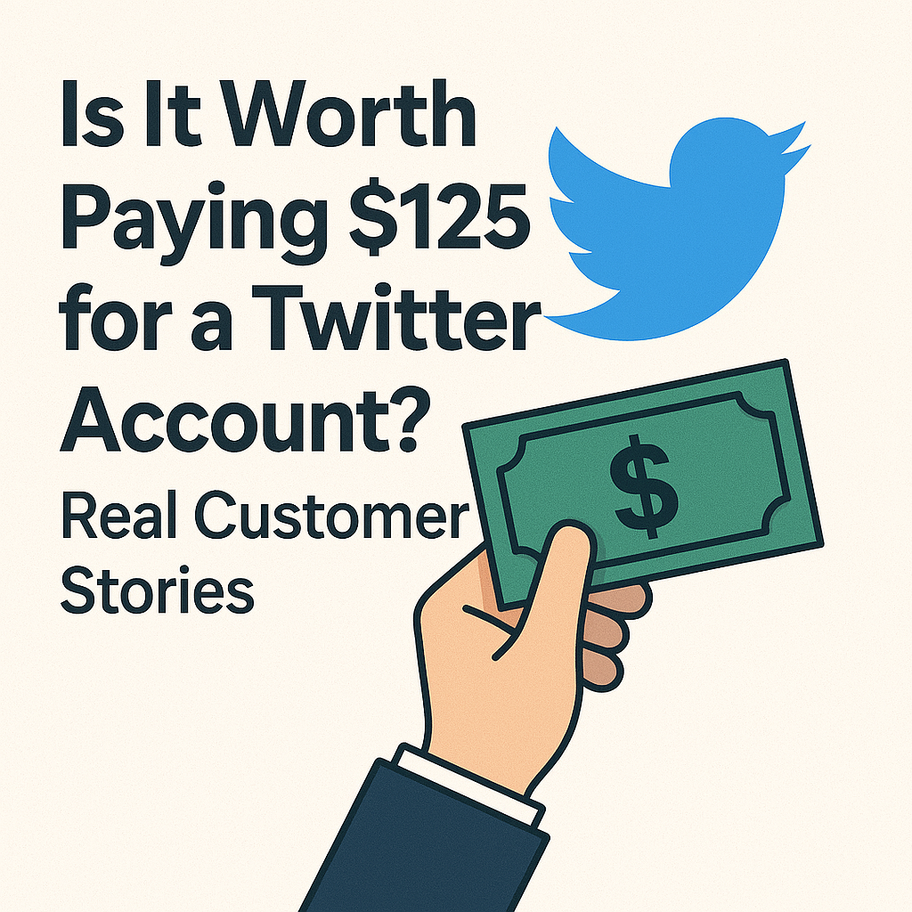 Is It Worth Paying $125 for a Twitter Account? Real Customer Stories