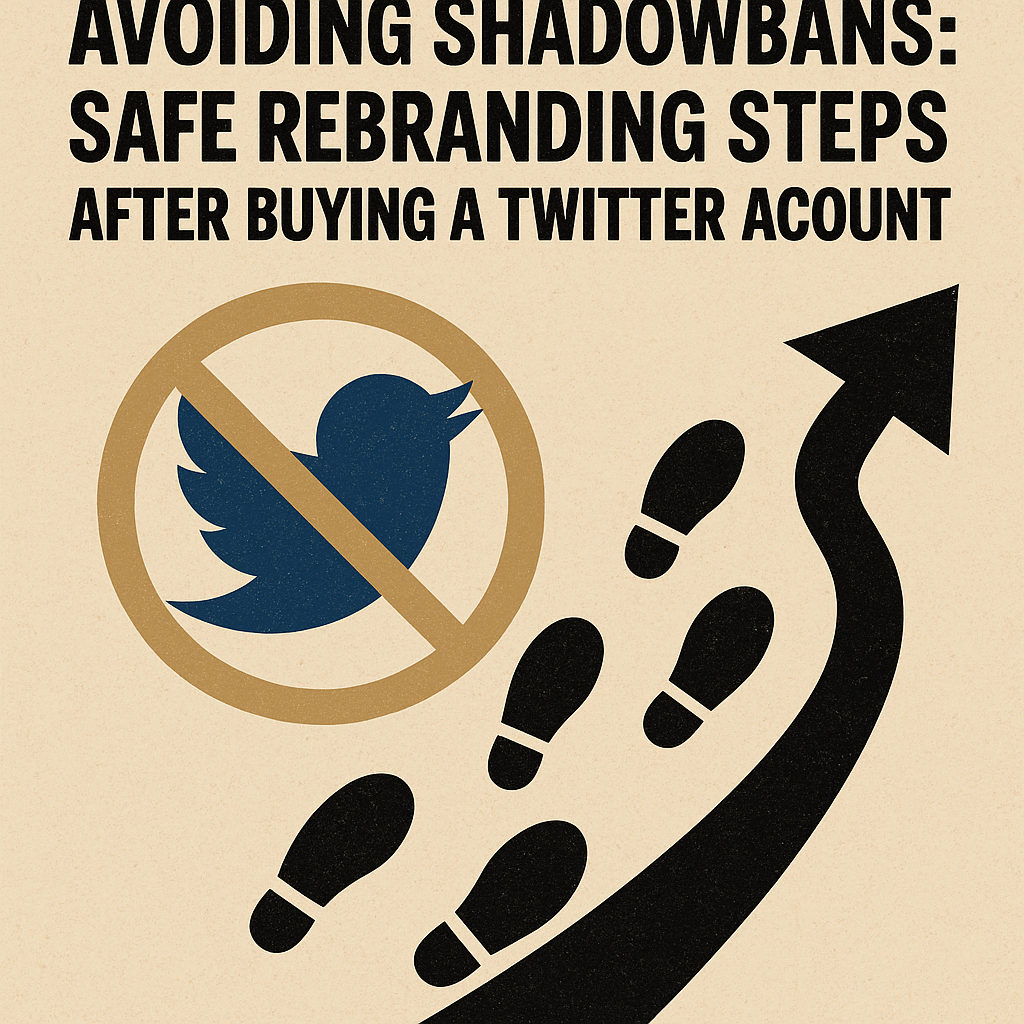 Avoiding Shadowbans: Safe Rebranding Steps After Buying a Twitter Account